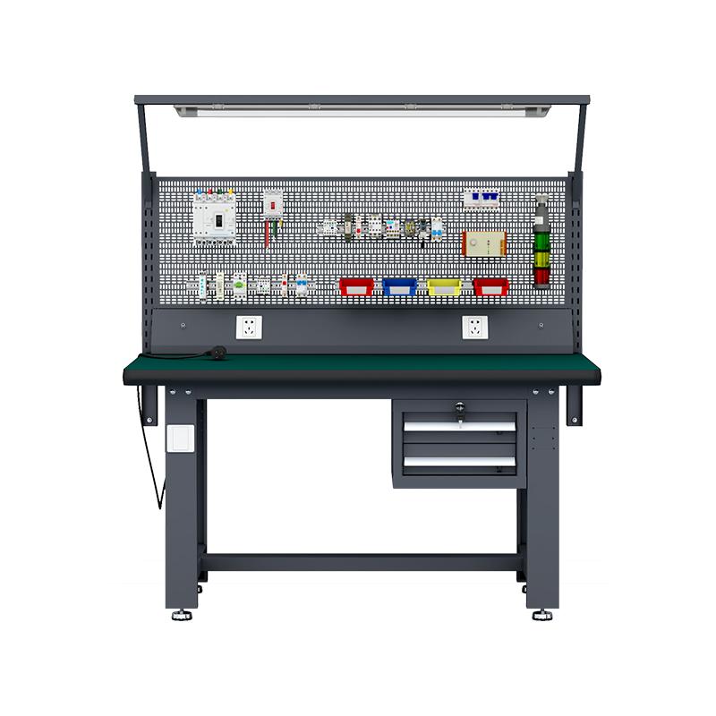 尔迈 电工实训台重型防静电工作台工业灰1500×750×1420mm，EM-DGSXT-05 含安装 售卖规格：1台