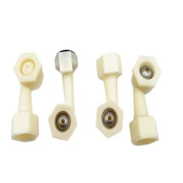 乐川毅 ABS拐角喷嘴，不锈钢片出口4mm，长度75mm，4分内牙 售卖规格：1个