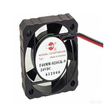乐川毅 散热风扇，F40MM-024GK-9 24V ，40*40*12mm 售卖规格：1个