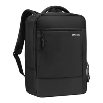 新秀丽/Samsonite 双肩包，NU4*09012 黑色 织物+PU 容量18L 295*145*425mm 售卖规格：1个