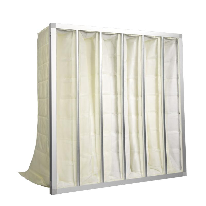 Lan'sir 中效袋式过滤器，595×595×381×21mm-6P-F8，铝框 售卖规格：1个