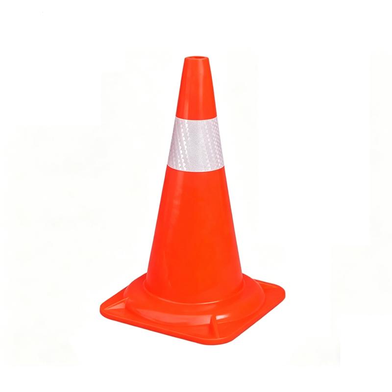 中远稳志 圆形路锥，ZYWZ-AF-088 PVC 红白 无提环 50cm高 30*30cm底座 单膜 重2.5斤 售卖规格：1个