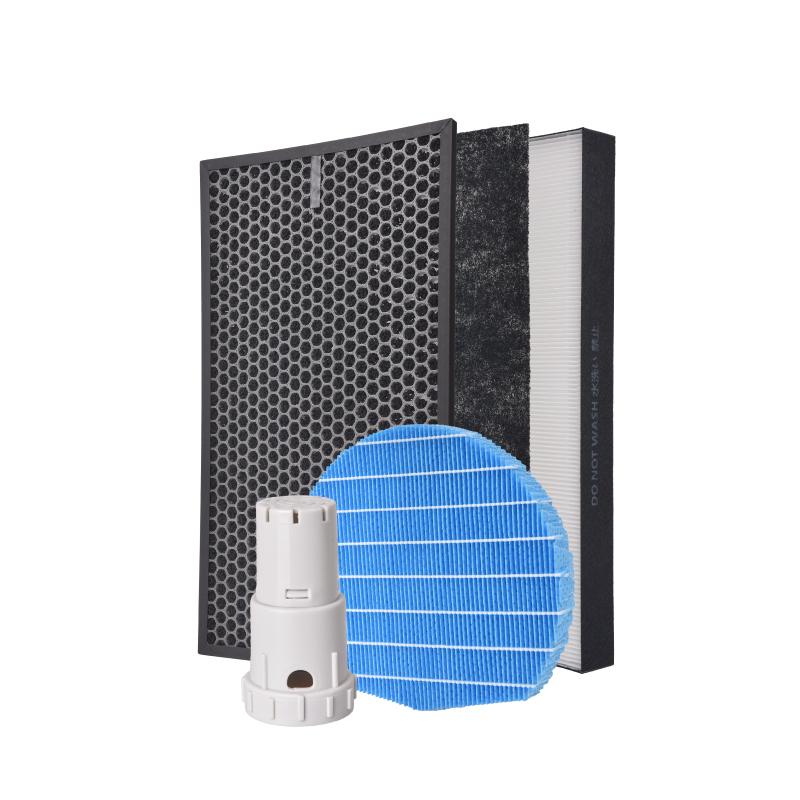 Lan'sir 空气净化器滤网，适配夏普 KI-BC608-W 450×250×38mm 售卖规格：5个/套