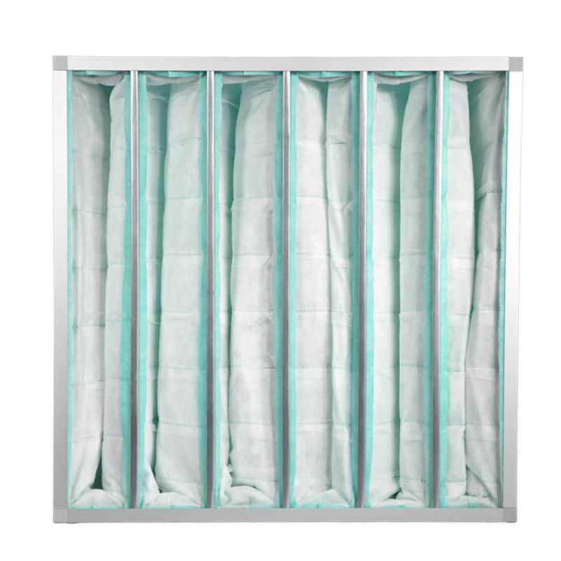 Lan'sir 中效袋式过滤器，595×595×381×21mm-6P-M6 售卖规格：1个