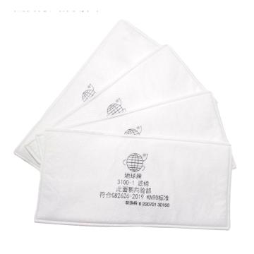 地球 颗粒物滤棉，3100-1 售卖规格：10片/包