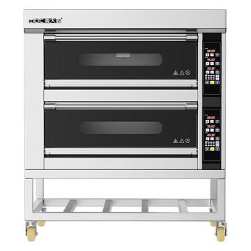 麦大厨 商用烤箱两层四盘智能控温，LHD-204HZ 380V 售卖规格：1台