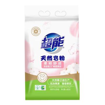 超能 天然皂粉，青柠西柚 680g 售卖规格：1袋