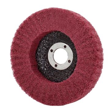 安赛瑞 百洁布抛光轮，7A01308 5个立式 超细纤维 红色 100x100mm 售卖规格：1袋