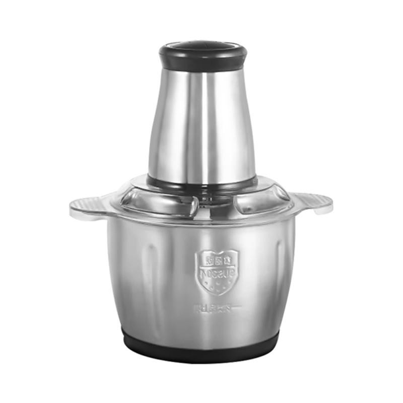翰乐 不锈钢绞肉机2L，YR-001 双档设置、不锈钢机身、四叶刀头 售卖规格：1台