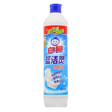 白猫 蓝洁灵洁厕液，圆瓶洁厕液500g 售卖规格：1瓶