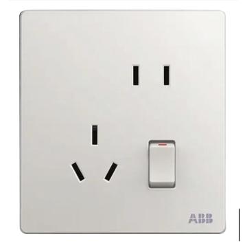 ABB 插座，AF225N 轩轾白色 售卖规格：1个
