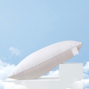 六十知棉 全棉床品布草星级酒店枕，枕芯45×75cm 100%棉 羽丝绒 售卖规格：1只