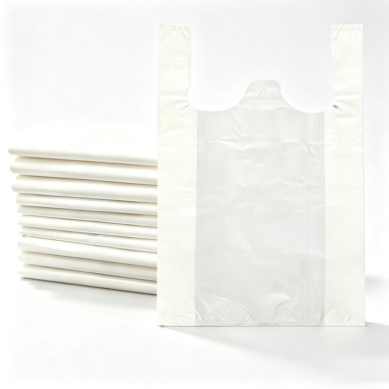 宜循 可降解塑料袋环保垃圾袋纯白 32*50cm双面5丝 50只/把 1把，YX-XX12 售卖规格：50只/捆