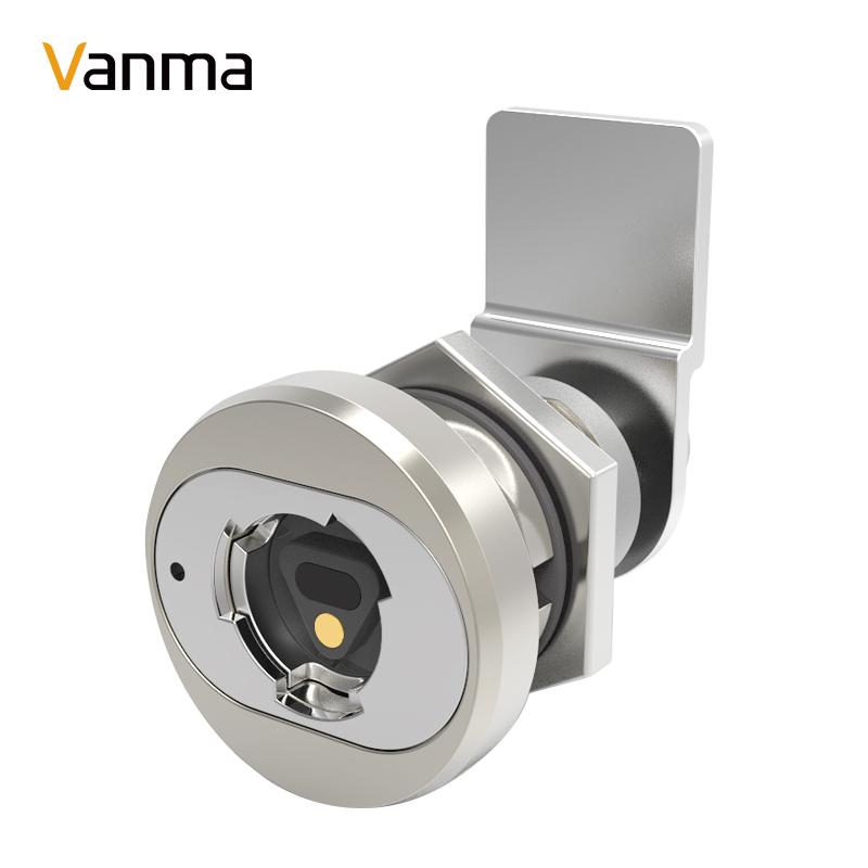 VANMA 智能无源电子圆锁电力箱锁物联网锁设备箱锁直角回转锁巡检锁，WM-2000C-C01 售卖规格：1个