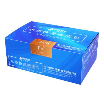 芬克 二价铁快速检测包，二价铁，0-10mg/L，50次/盒 售卖规格：1盒