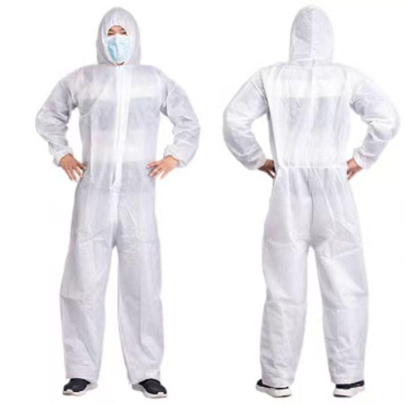 天富星 PP一次性隔离服防护服，连帽带脚套国铁 售卖规格：1件