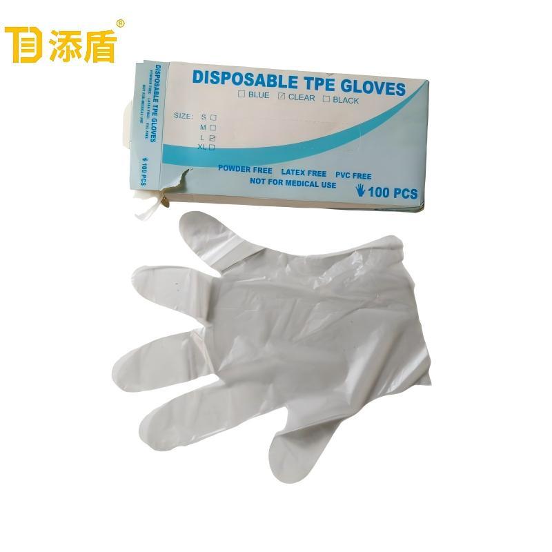 添盾 一次性食品级TPE手套（100只/盒），TD-CNCTPE101 售卖规格：1盒
