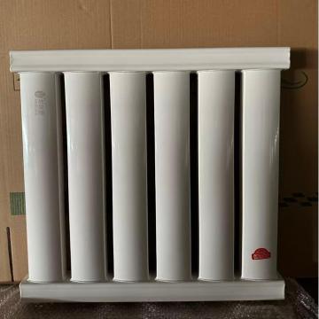 友骋 钢制暖气片,总高600mm,中心距550mm,全长600mm,壁厚1.5mm,6片1组(进出水口四分六分1寸任选)，挂墙式/立地式任选 售卖规格：1组