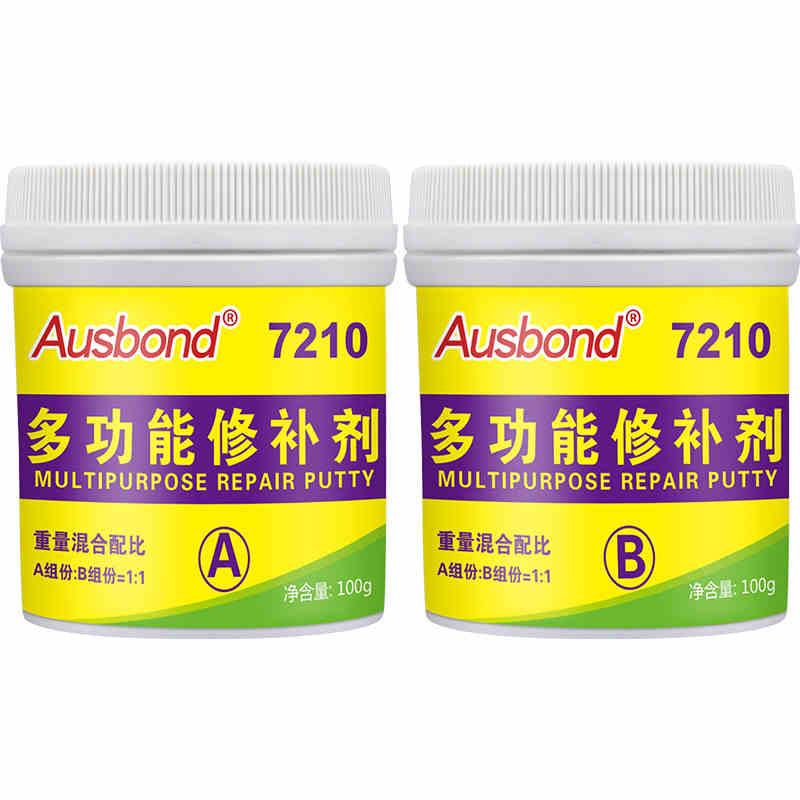 奥斯邦/Ausbond 粘金属暖气片油箱水管补漏多功能修补剂，7210白色 售卖规格：200克/组