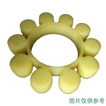 西普力 MT梅花型联轴器弹性缓冲垫，MT10，黄色 售卖规格：1个
