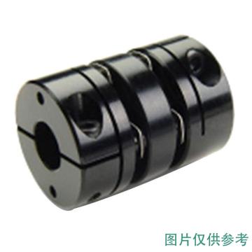 Ruland MDCDK-双膜片联轴器，夹紧式，带键槽，公制，铝合金，MDCDK25-7-7-A 售卖规格：1个